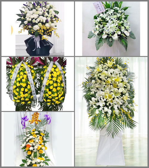 陕西咸阳市彬县义门镇白事花篮预定